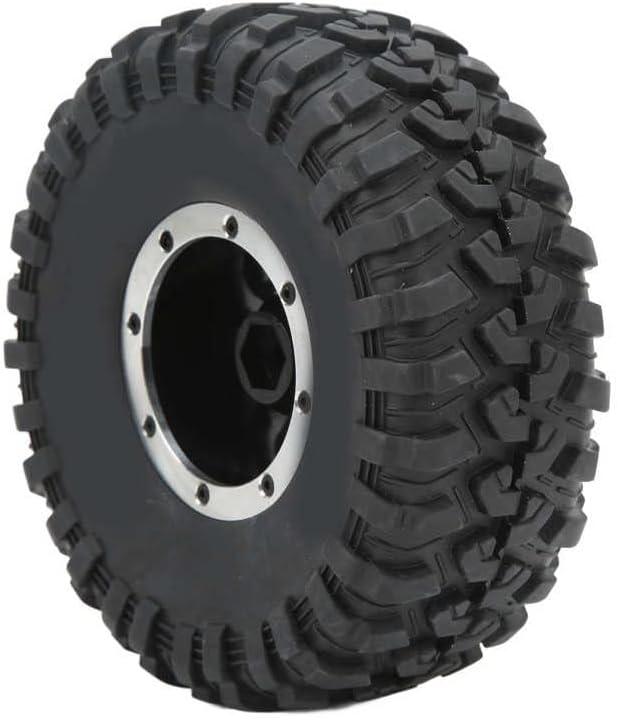 Crawler Wheel Tyre RC Tire Excellent Grip Non Slip Smooth Flexible Ride 2.2in Strong Road Support for Rough Ride