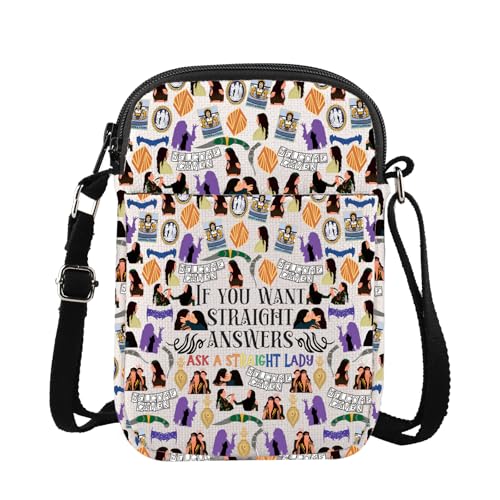 G2TUP Mystery Witch Crossbody Bag Witches Purple Gifts Sigil Symbol Gift Welcome The Coven Down The Witches Road Shoulder Bag