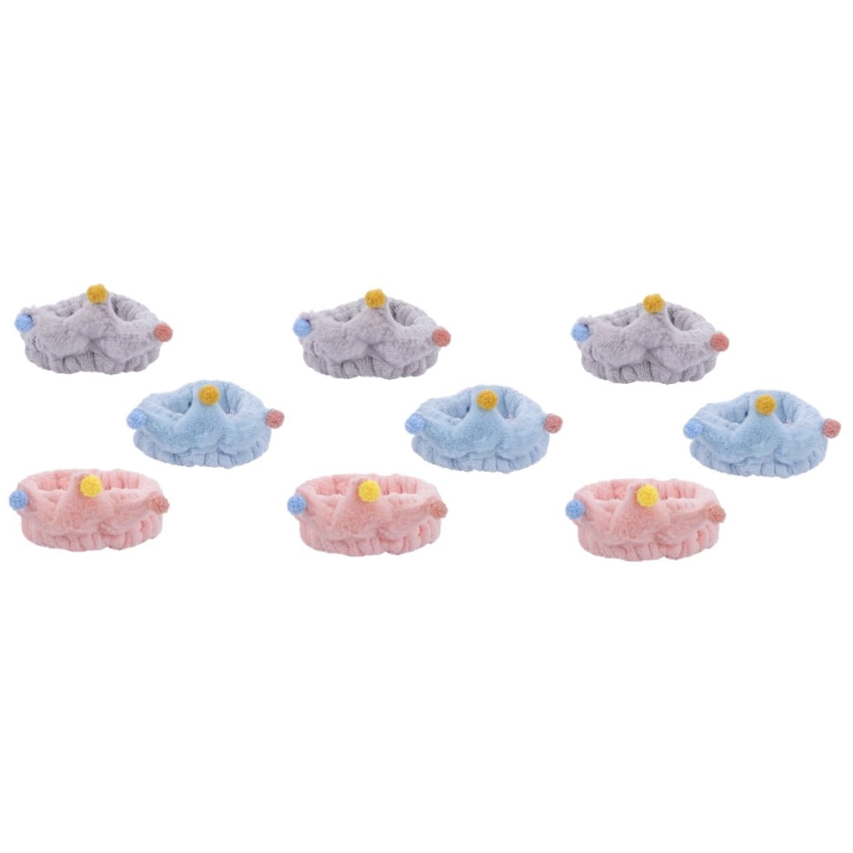 9 diademas de maquillaje para mujer, banda para el pelo para lavar la cara, aro ancho para el pelo, elástico, facial, , envoltura para la cabeza, yoga, correa de mano, tonos tierra,