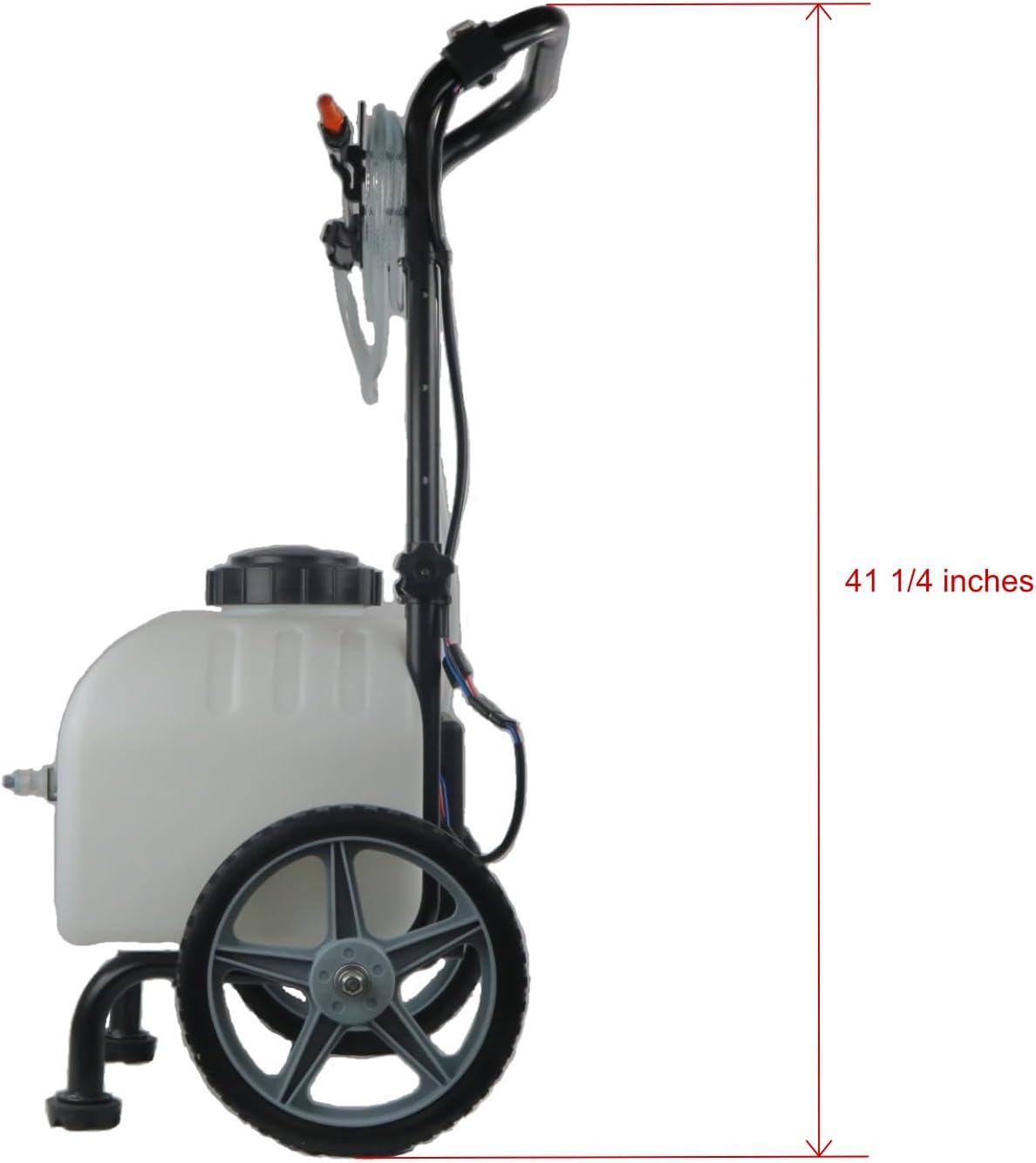 The ROP Shop Battery Powered 9 Gallon Cart Sprayer for Watering, Fertilizers, and Glyphosates
