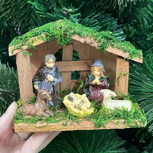 Presépio de Resina Natalino Decorativo SORTIDO 9X12CM (Modelo: PR0123) FERIMTE