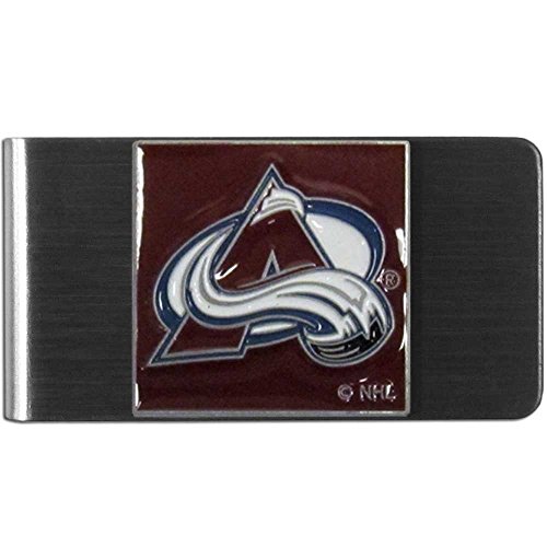 NHL Siskiyou Sports Mens Colorado Avalanche Steel Money Clip One Size Team Color