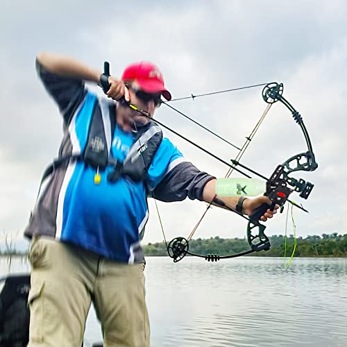 Sopoger Archery Bowfishing Reel Bow Fishing Reels Kits Bottle Reel Bowfishing Hunting For Compound Bow & Recurve Bow Fishing Attachments Right Hand #TOP6
