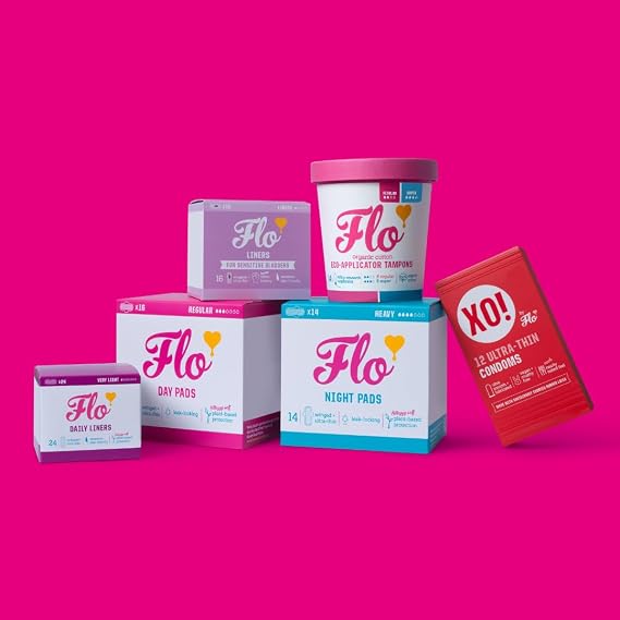 Flo Organic Cotton Applicator Super Tampons - 32 Pack