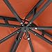 ABCCANOPY Gazebos for Patios 10x12 - Outdoor Steel Frame Gazebo for Lawn Backyard Garden Deck (Rust Red)