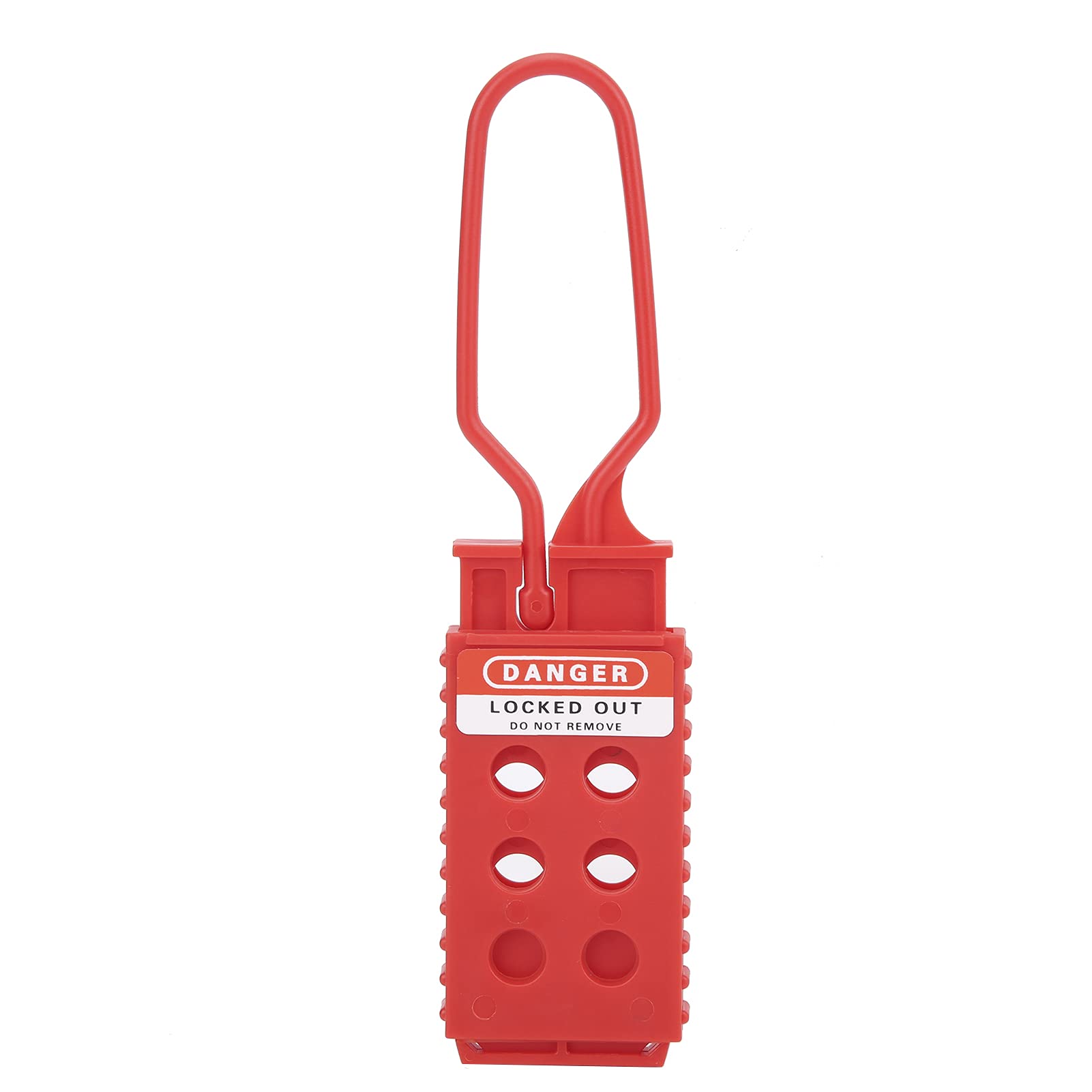 ACAGALA 10PCS Lockout Hasp 6?Hole Insulating Nylon for Industrial Equipment Maintenance