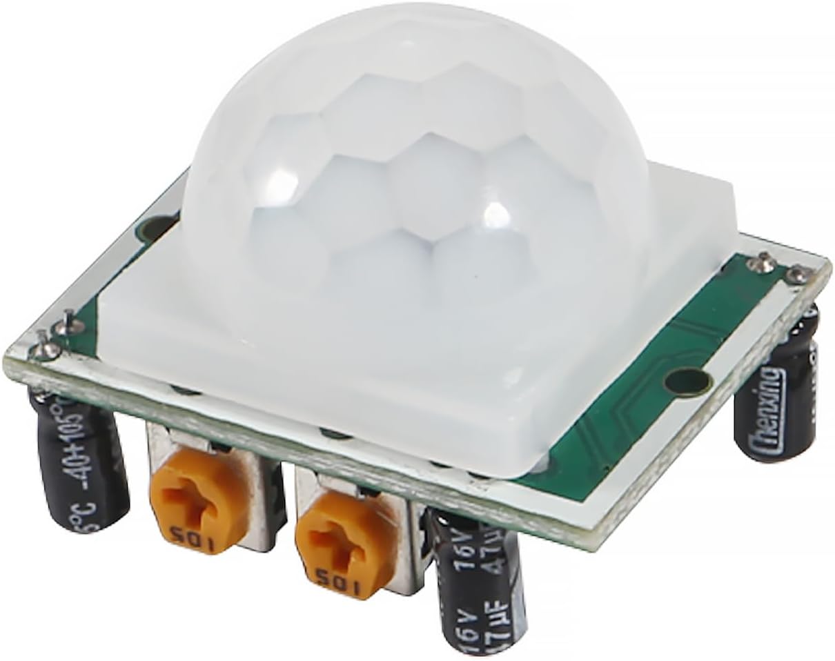 3pcs HC-SR501 Pir Motion IR Sensor Body Module Infrared with 3pcs Transparent Bracket Case Holder for Toys Lamps Electronic Equipment