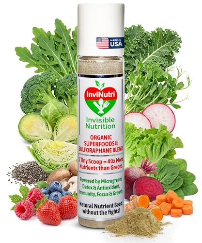 InviNutri Superfood Powder for Sensory & Picky Eaters. A TINY