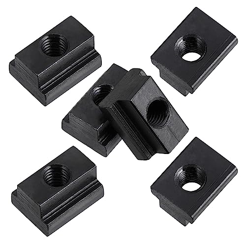 Veemoon 10Pcs Slot Nuts Nut Block Steel for Truck Bed Deck Rails Sliding Nut Fasteners for Connecting Profiles Professional Design for Industrial