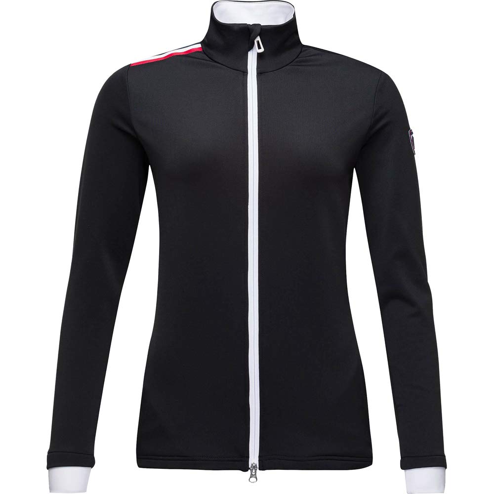 Rossignol Hiver Full Zip Medium Layer, Women, womens, RLIWL08, Black, XL