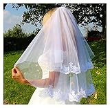 Bridal Veil ist absolut klassischer Ergänzung für Frauen, es fügt dem Bridal-Look einen romantischen, weichen Fokus-Finish hinzu.Was Sie zur charmantesten Braut werden lassen