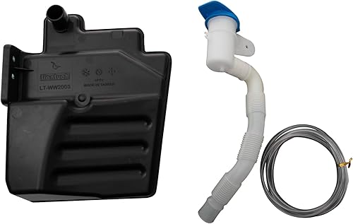 Miniatura 1123 de TRQ Depósito de limpiaparabrisas compatible con Chevrolet Cruze GM1288255 2016-2019