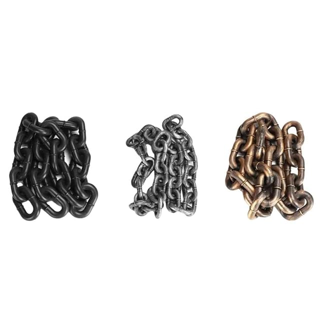 Foto 6 de 6 de Osmond Cuerda de Tracción para Perros, Simulación de Cadena Gruesa, Cadena Grande de Hierro, Broma Divertida