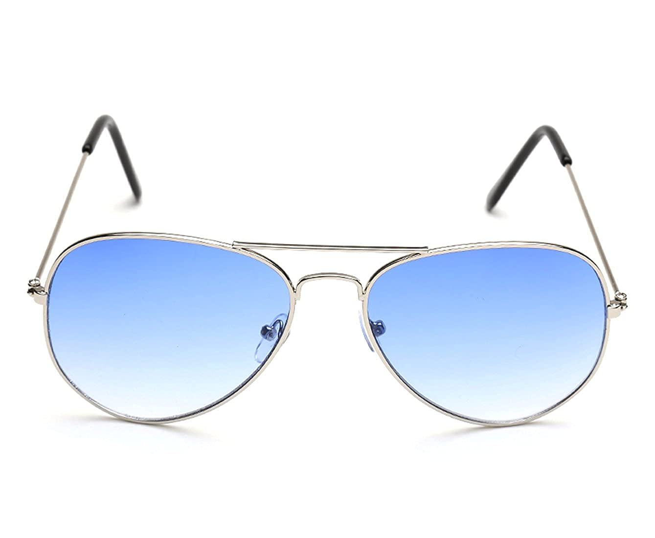 Eyewear Stylez Aviator Sunglasses For Men Sky Blue In Color For Unisex Silver Color Medium In Size Uv Protected Durable Si...