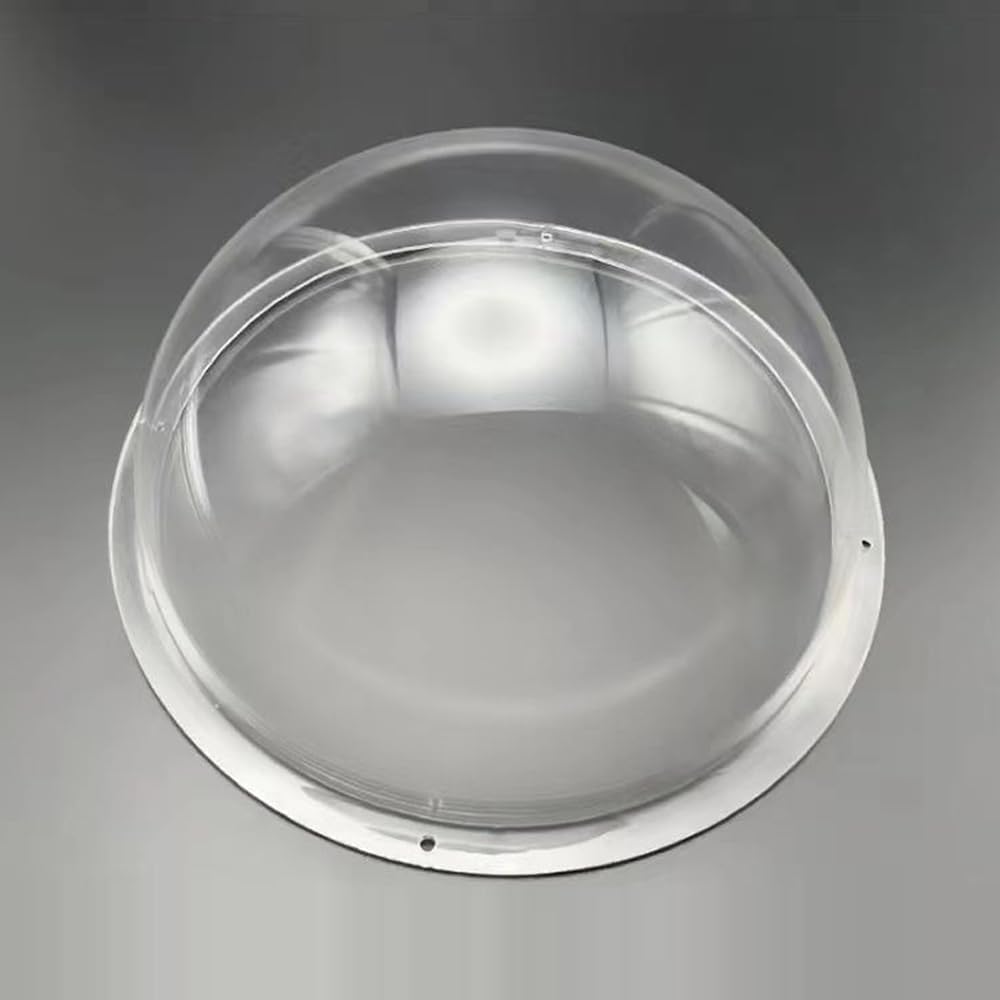LOTOWELZON 2inch Acrylic Replacement Transparent Clear Camera Dome Cover Security Camera Housing Pet Dog Fence Window Skylight Window (ID50mm*H27mm/2 * 1in)