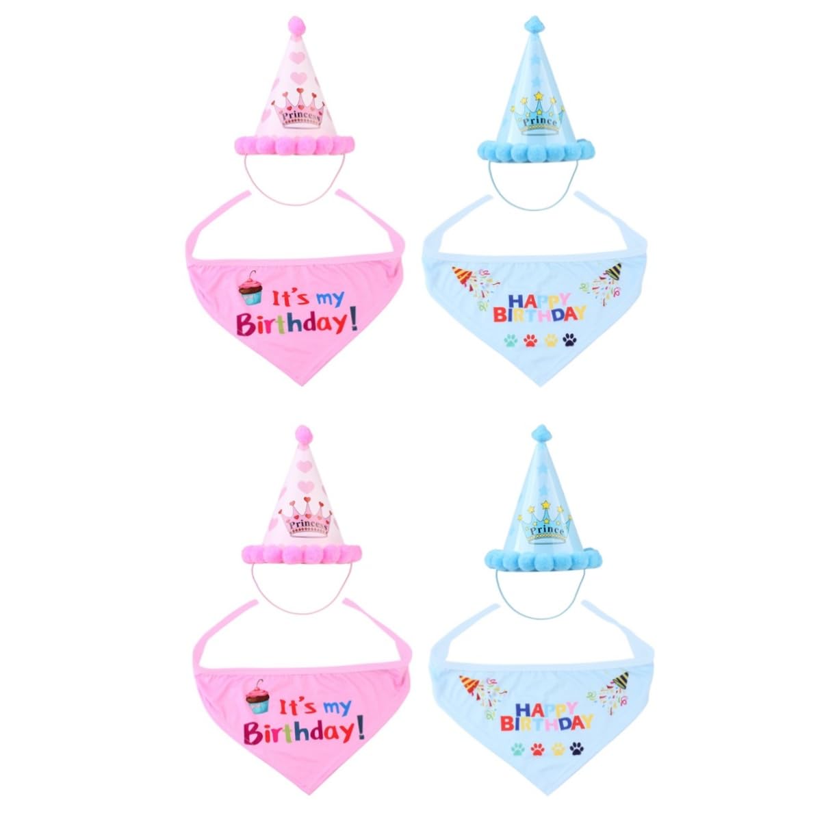 Bandana de Noël et écharpe d'anniversaire en tissu doux pour chien et chat