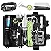 Jooheli Kit de supervivencia, equipo de supervivencia 20 en 1, equipo de exterior con pulsera de supervivencia, linterna de luz, cuchillo y otros para senderismo, camping, coches de escalada.