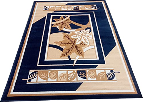 Image of Home Decore Acrylic Carpet for Your Living Room & Drawing Room Aywhere in Your Home (180X240 Blue Colour)- 6x8 Feet
