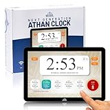Masjidal 10' Smart WiFi Digital Azan Clock & Islamic Prayer Frame – Automatic Worldwide Prayer & Iqamah Times, Full Quran Player, Athan Alarm, Ramadan Clock, Touchscreen Muslim Home Display, Black