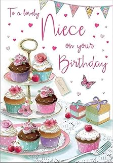 Birthday Card Niece - 9 x 6 inches - Regal Publishing