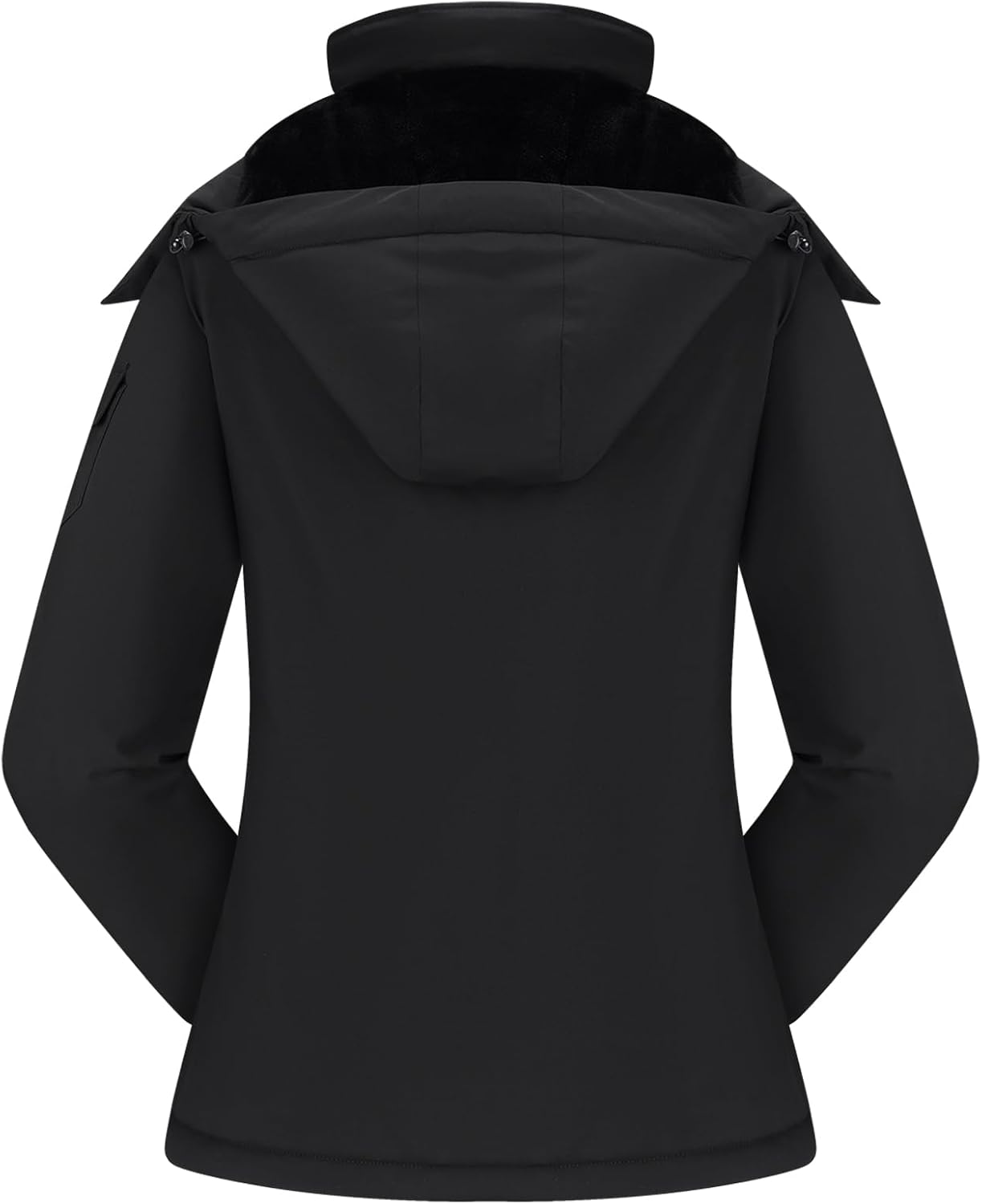 CAMEL CROWN Women's Ski Jacket Waterproof Warm Coat Winter Fleece Snow Coat Hooded Snowboarding Jacket - Image 2