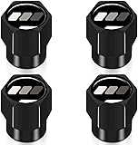 4Pcs Metal Aluminum Alloy Car Tire Valve Stem Caps Cover for Toyota Tacoma 4Runner...