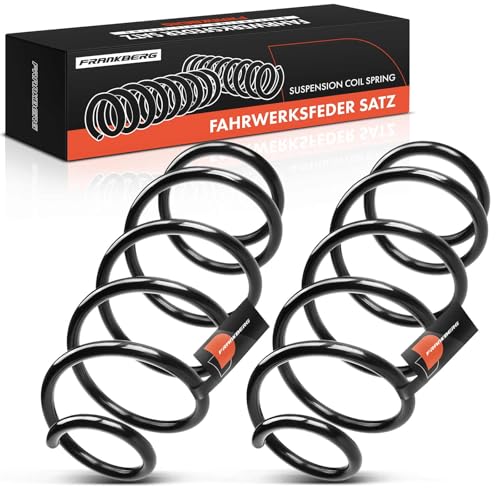 Frankberg 2x Muelles de chasis Muelles de suspensión Compatible con City-Coupé 450 Cabrio 450 Fortwo Coupé 450 Fortwo Cabrio 450 Replace#