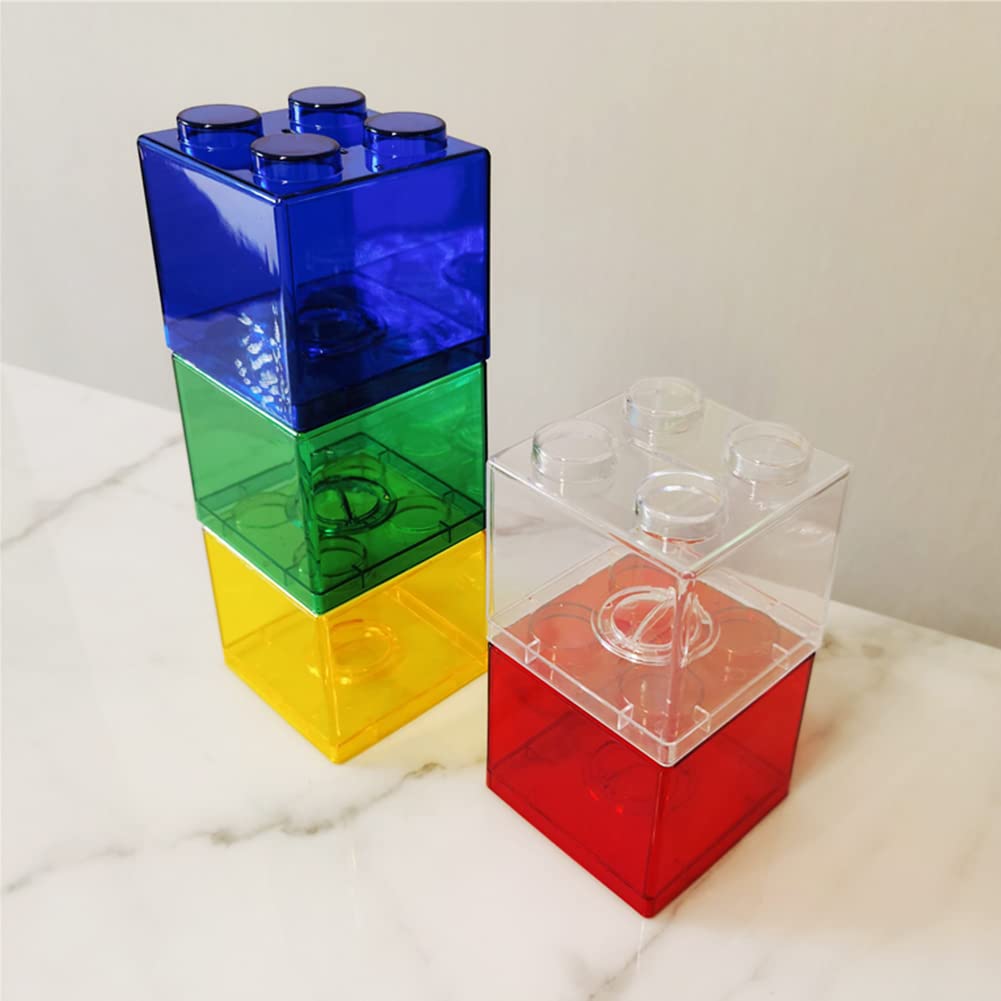 Amazon.co.jp: WAYUTO クリア貯金箱 2個セット カラフルなコインブロックボックス 愛らしい貯金箱 現金のお札 ジャー 大人 子供  装飾 誕生日 フェスティバル 財政管理 ギフト ユニークな教育ゲーム : おもちゃ