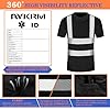 AYKRM 3XL 4XL Black Personalised High Vis t Shirt for Men Women #2