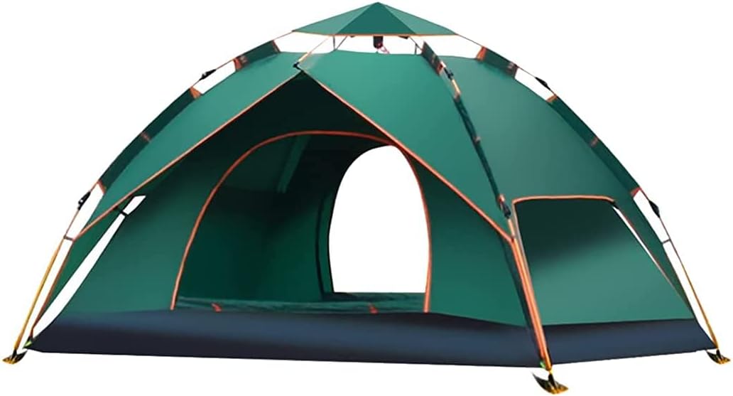 LAMA Automatic Pop Up Tent for 3-4 Person, Easy Set Up Camping Tents, Waterproof & UV Protection Instant Dome Tent with Pegs, Guy Ropes and Carrying Bag for Family Hiking Backpacking