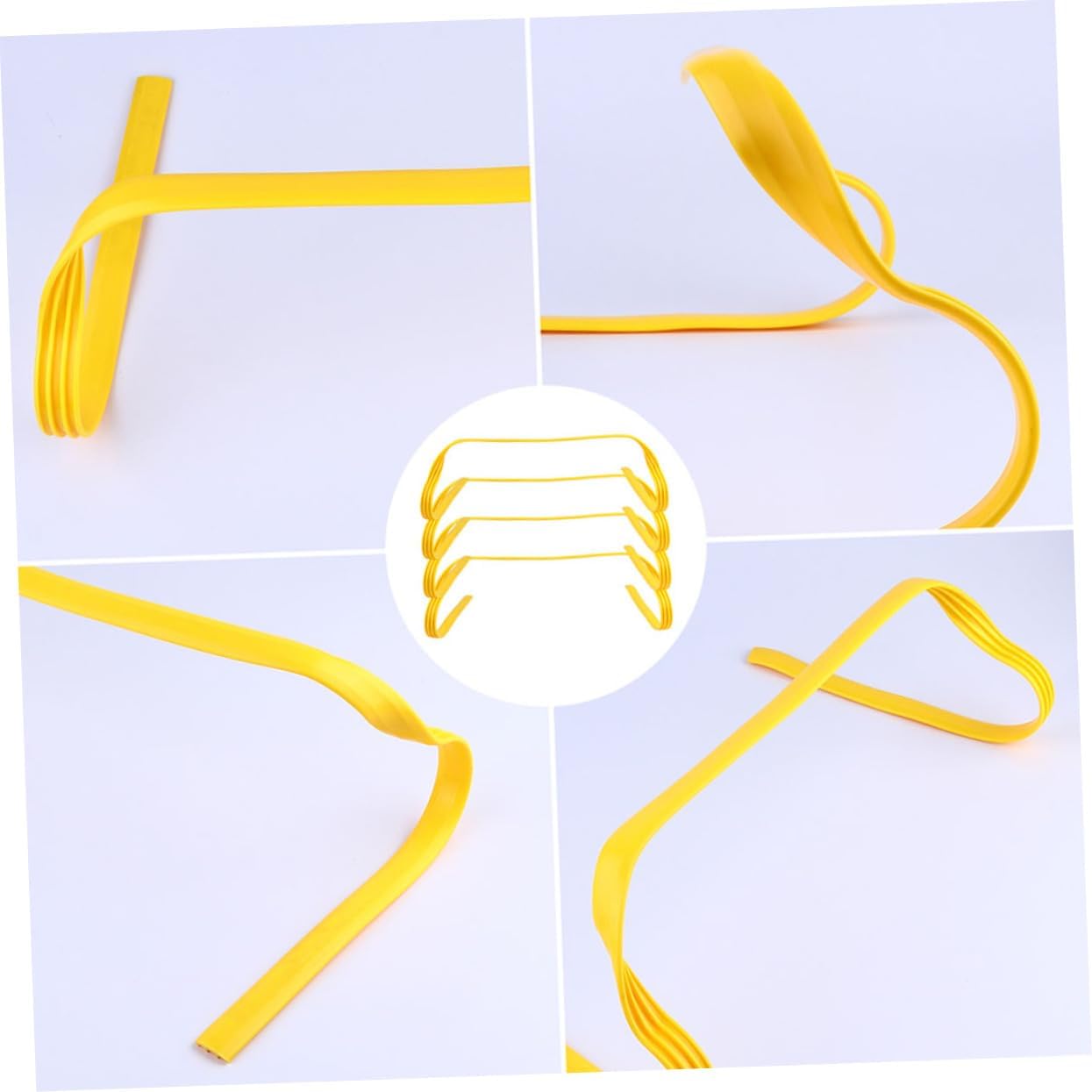 Abaodam 4Pcs Training Hurdles Durable Outdoor Exercise Equipment for Speed and Agility High Football Training Hurdles for Youth for Coordination and Flexibility Drills