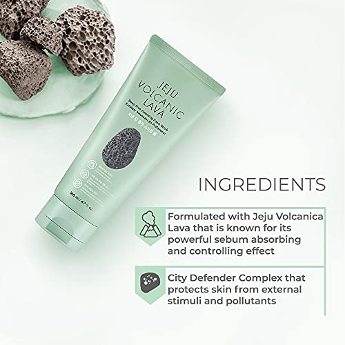 The Face Shop 8806182550683 Jeju Volcanic Lava Deep Pore Cleansing Foam Scrub thumb #2