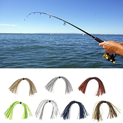Silicone Jigs Skirt Fishing Baits Replacement Legs Lures Fly Tying Materials Baits Skirts Silicone