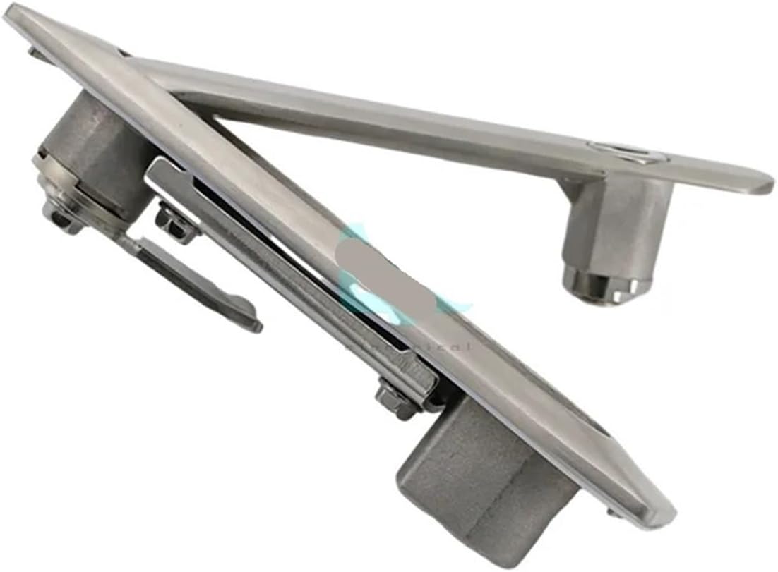 Stainless Steel Flat Single Point Lock 304 Stainless Steel MS861-1 Long Flat Lock 1Pcs