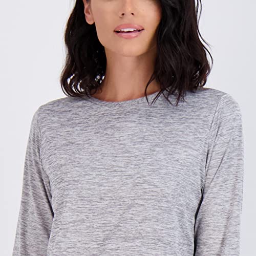 Real Essentials Womens Quick Dry Fit Tech Stretch Long Sleeve Athletic Workout Ladies T-Shirt Tee Top Running Upf Sun Rash Guard Swim Gym Active Wear Crew Exercise Yoga Exercise, Set 5, Xl, Pack Of 4 #TOP2