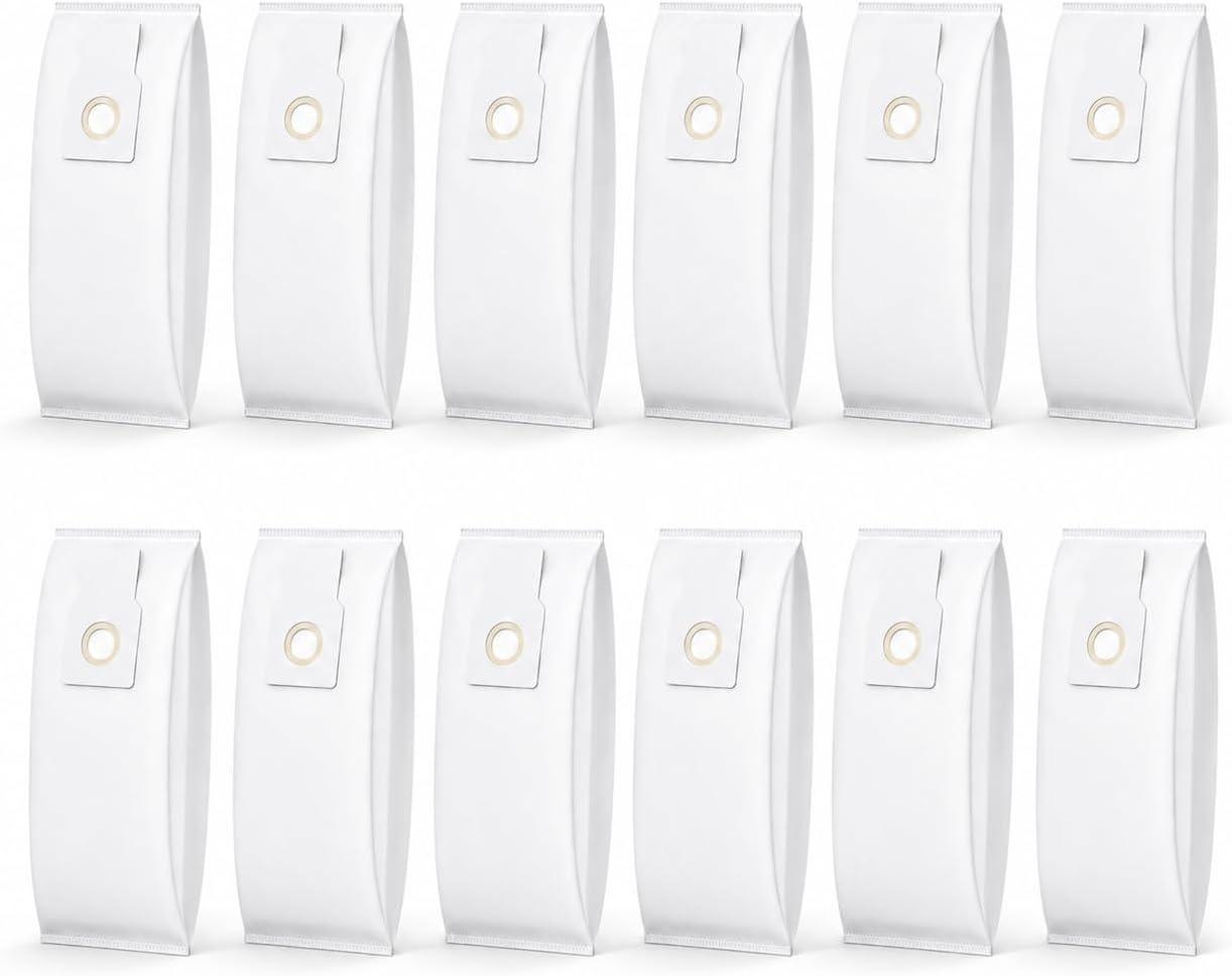 53294 Type O HEPA Vacuum Bags 12 Pack, Compatible with Kenmore Upright Cleaners 5068, 50688, 50690, 31140, 31150, BU1017, Elite Series, HEPA Cloth Filtration, Replace Part 53294