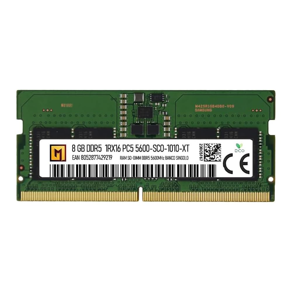 MG Memoria RAM SO-DIMM DDR5 8GB 5600MHz