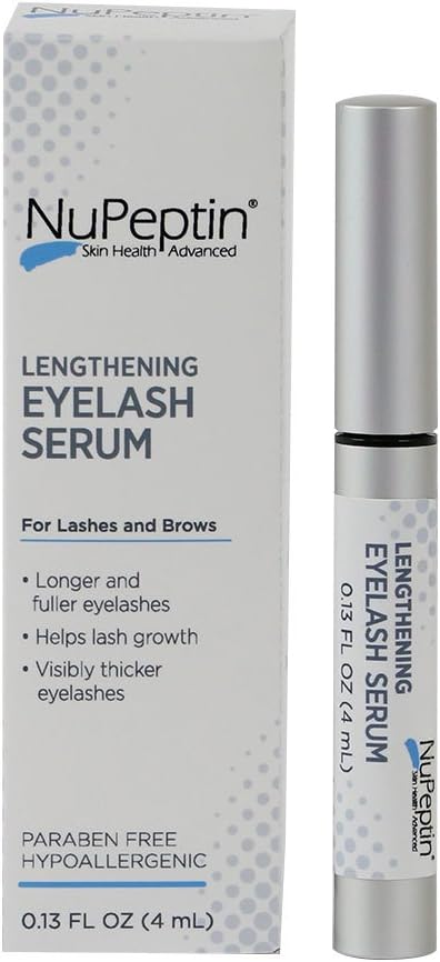 NuPeptin Lengthening Eye Lash Serum - For visibly thicker eyelashes and brows with proven and visible results
