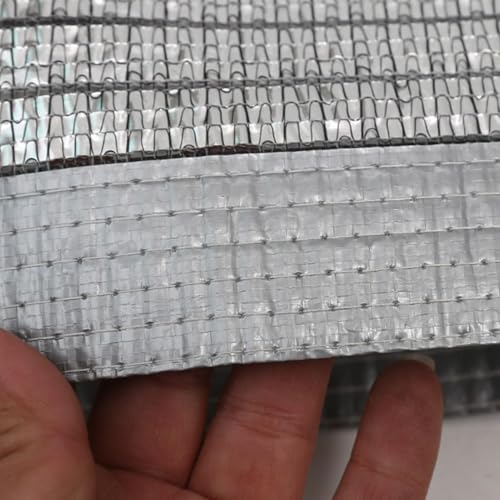Tela de malla de sombra Aluminet protectora con aislamiento térmico para plantas y terrazas 8