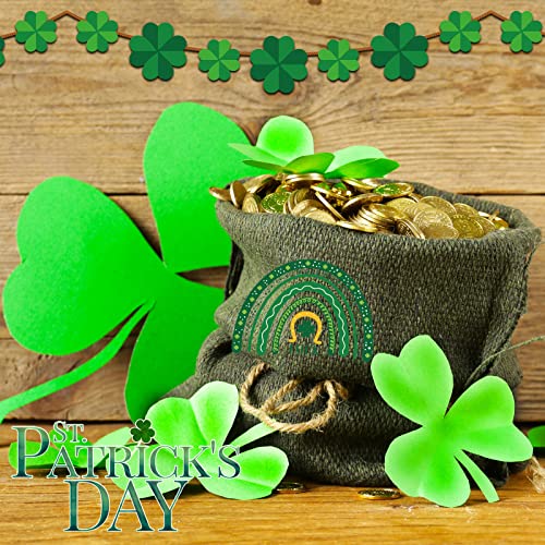 15 Pieces St. Patrick's Iron On Transfer Decals Htv Vinyl Diy Crafts Iron On Shamrock Luck Rainbow Vinyls Paper For St. Patricks Day Women Kids T-Shirts Pillowcase Hats Clothing Diy Crafts Supplies #TOP6