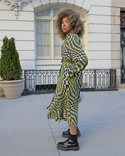 The Drop Women's Printed Puff Shoulder Maxi Dress By @Karenbritchick, S #TOP2