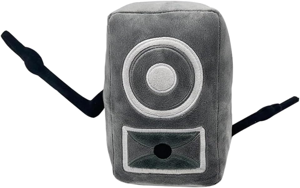 Scary Toilet Soundbox Stuffed Animal Plush Doll Toys Birthday Gift for Kids Boys Girls Adult Men Women Friends Fans Gamers Halloween Props Home Decorations