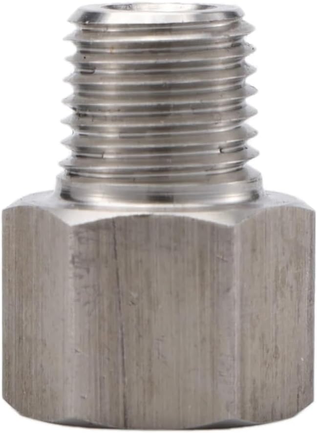 Stainless Flare Fitting - Female Flare (1/4 FFL) x 1/4" MPT Brewer Hardware