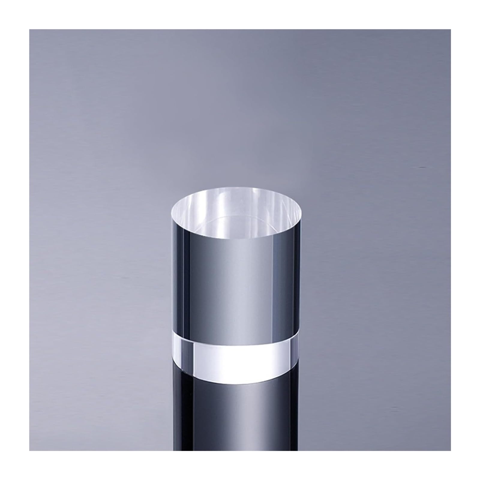 LQZAXSRDR Clear Acrylic Display Block, Acrylic Display Block Solid Cube Cylinder Stand 3-20cm(8cm)