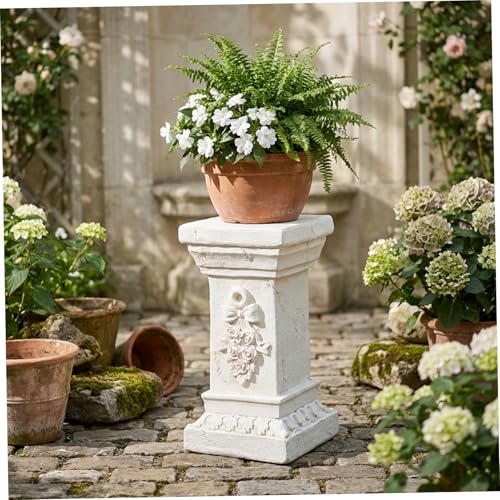 Pedestal para maceteros y columnas decorativas de jardín 3