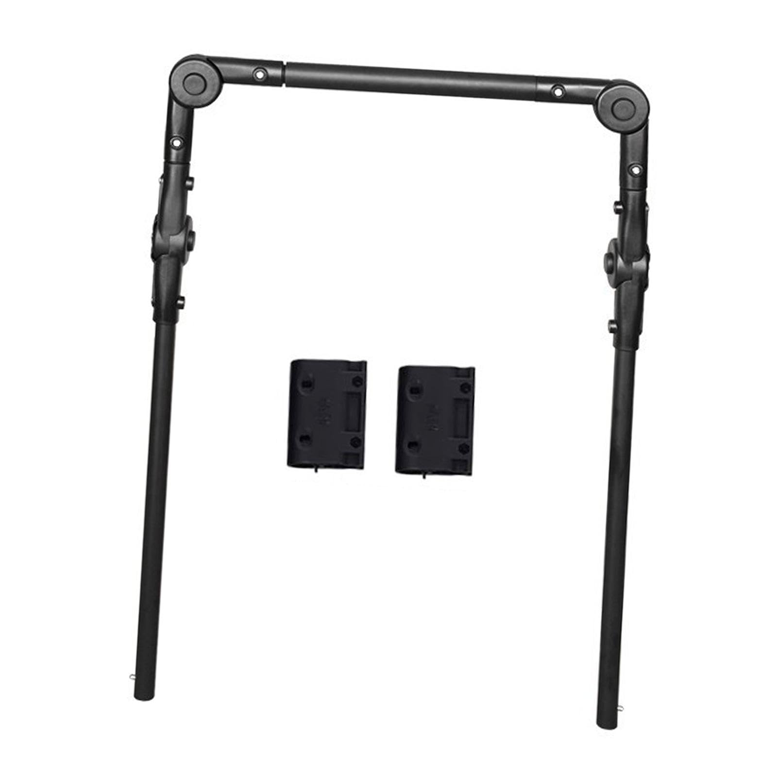 Wagon Handle Folding Wagon Push Handle Folded Adjustable Collapsible Portable Replace Parts Easy Installation Trolley Handle