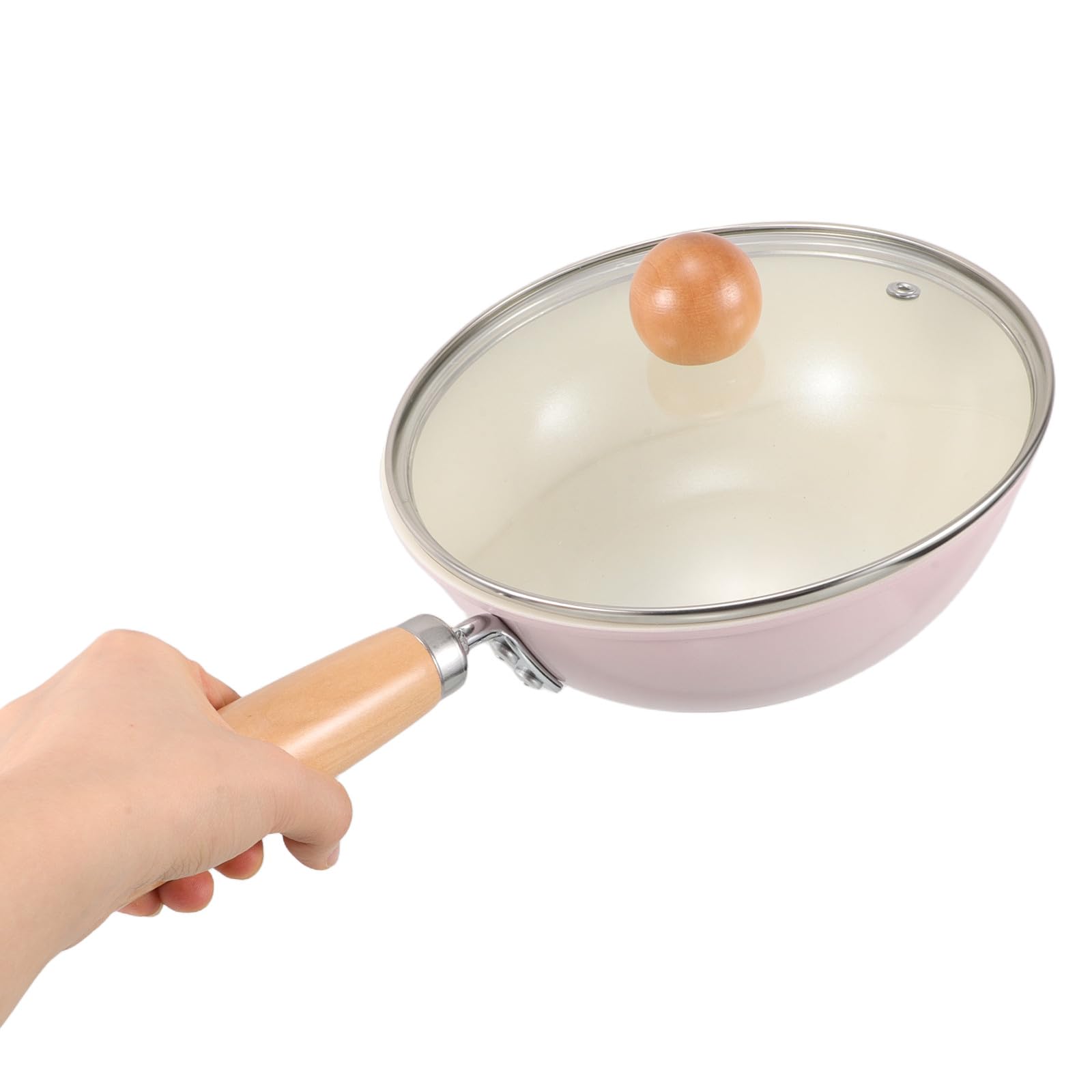 Sartén Pequeña Antiadherente de Hierro para Cocina de Inducción con Mango Resistente y Superficie Duradera Adecuado para Comidas Familiares en Estufa