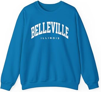 Belleville Illinois Adult Unisex Crewneck Sweatshirt