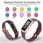Fitness Tracker with Step Counter/Calories/Stopwatch, Activity Tracker, Health Tracker with Heart Rate Monitor, Sleep Tracker,1.10''AMOLED Touch Color Screen, Pedometer Watch for Women Men - Image 5