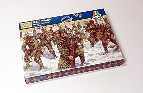 U.S. Infantry figurines hiver WWII Italeri 1/72 maquette 6133 pour réussir vos détails